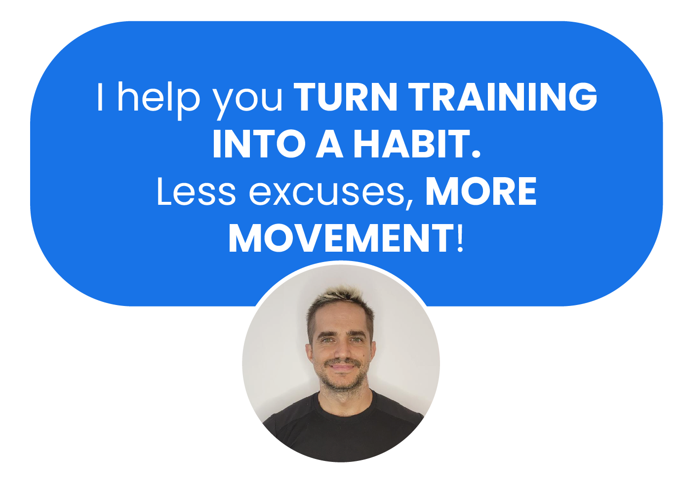 You train with me. Not with an app