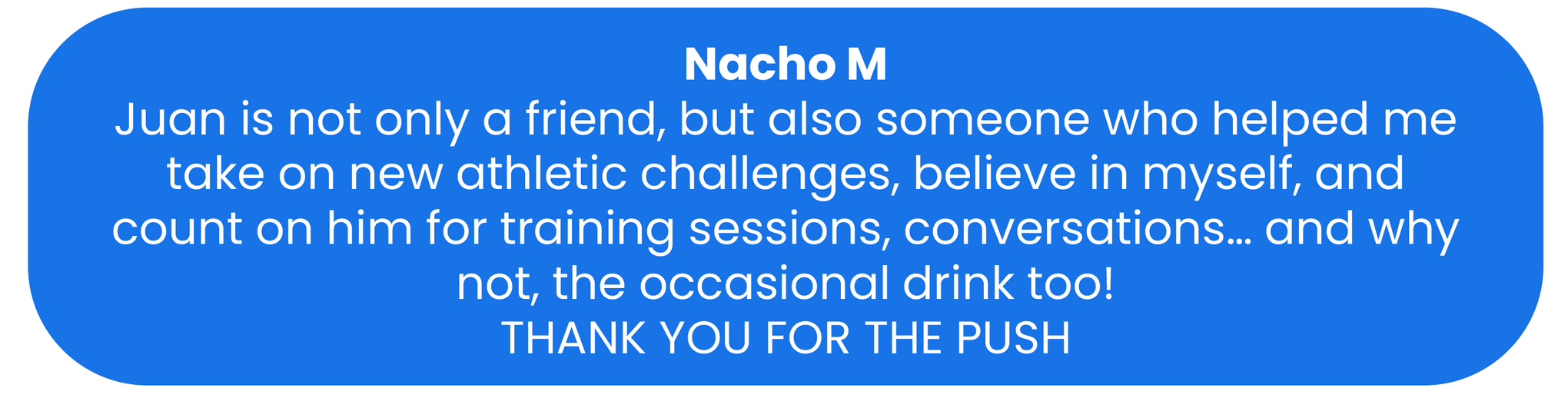 Entrenás conmigo. No con una app.