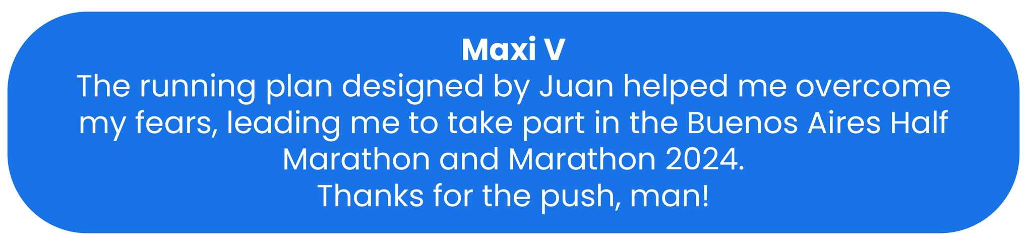 Entrenás conmigo. No con una app.